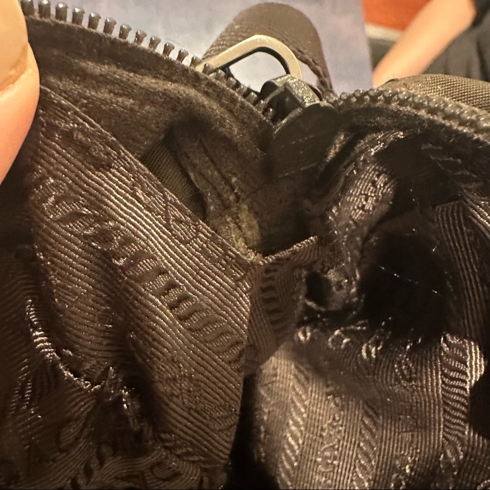 Prada Brown Nylon Crossbody Rectangular Messenger… - image 7